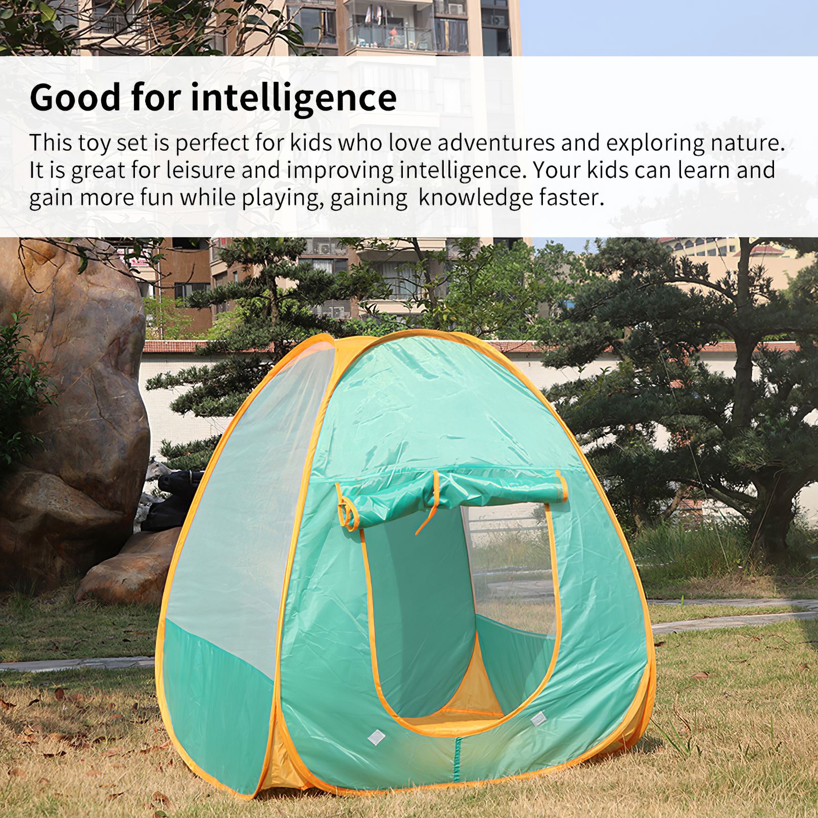 Cheap Goat Tents Baby Beach Tent Waterproof Sun Awning Tent Children Pretend Play Beach Outdoor Toy Camping Sunshade Beach Tent Toy Tents 